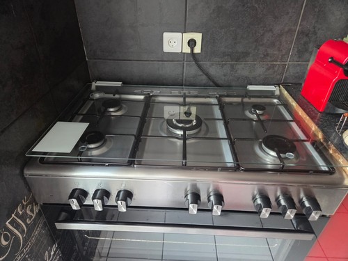 Piano cuisson gaz avec four - gaz,